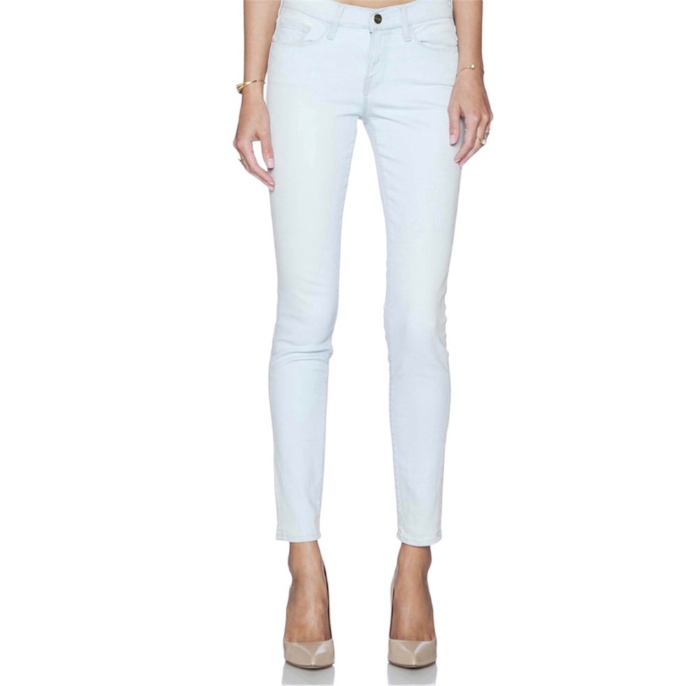 Frame Denim Women's Skinny Jeans in Light Blue